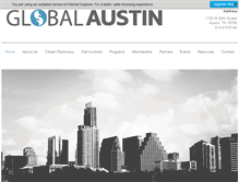 Tablet Screenshot of globalaustin.org